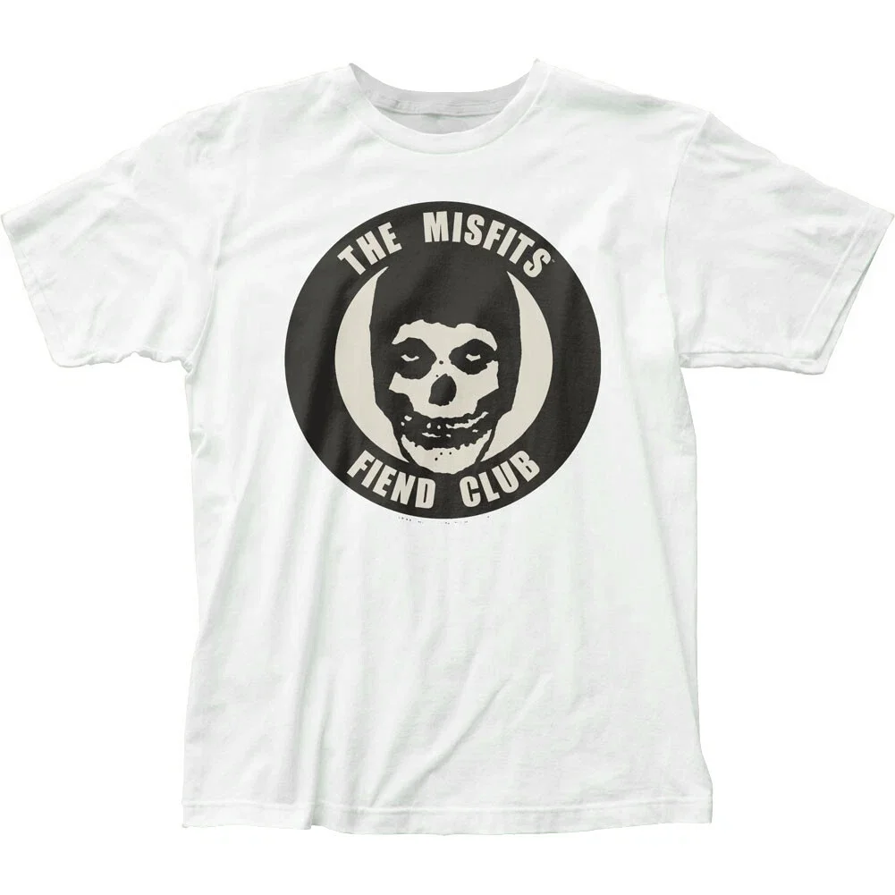 

Misfits Fiend Club T-Shirt Rock Music Punk Classic T-Shirt Vintage Printed T-Shirt Men's Summer Casual Y2K Top Harajuku