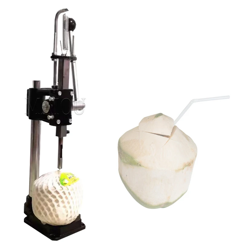 

Manual Coconut Opener Stainless Steel Coconut Punching Machine Young Coconut Driller Save Effort Drilling Hole for Coco