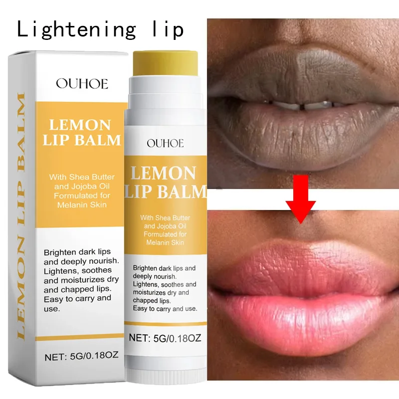 Remove Dark Lip Balm Lighten Melanin Lip Mask Exfoliating Fade Lip Line Dead Skin Moisturizing Brighten Repair Lip Care Products