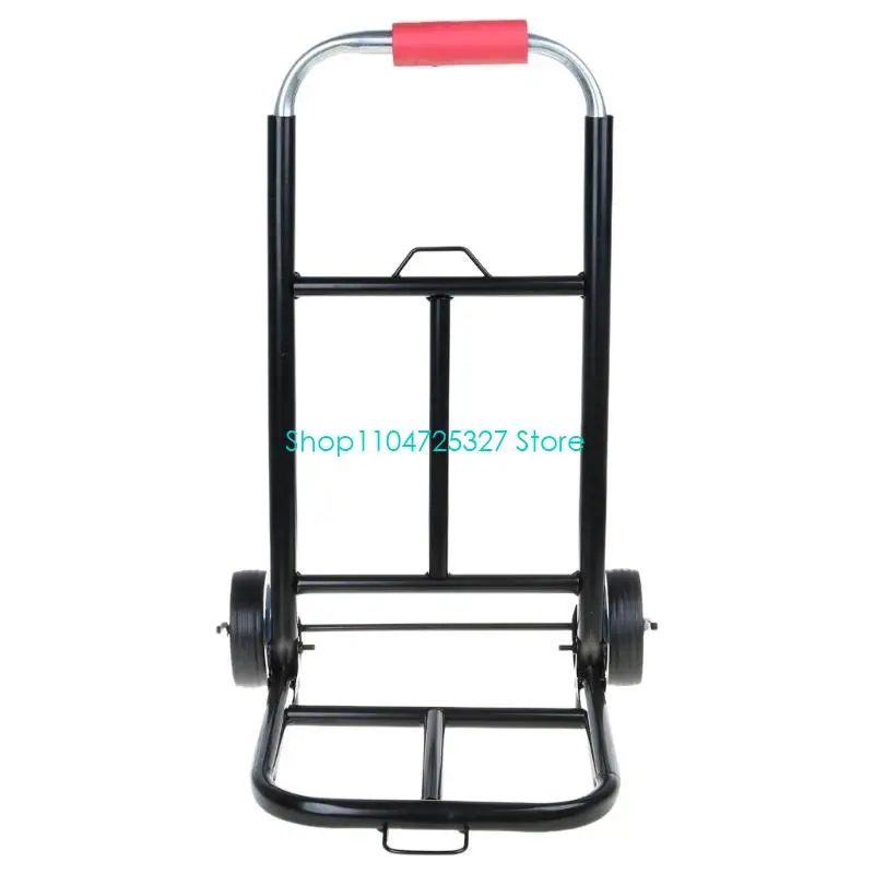 

D8KF Travel Friendly Folding Wagon Effective Foldable Utility Wagon Strong Load Capacity Cart for Outdoor Activities
