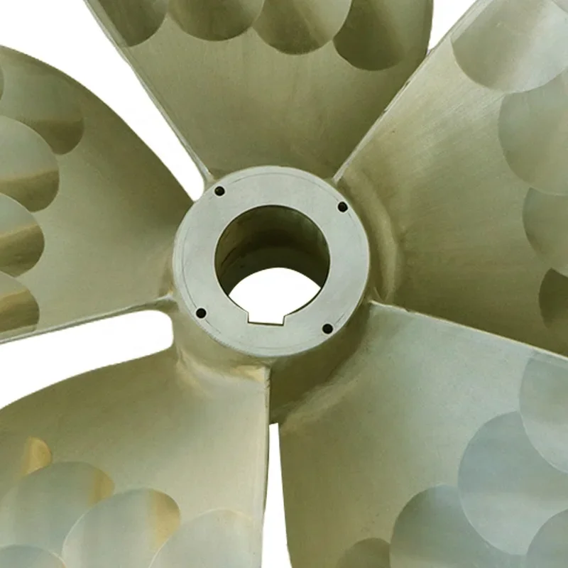 Hélice de barco inoxidable con ventilador de 6 aspas