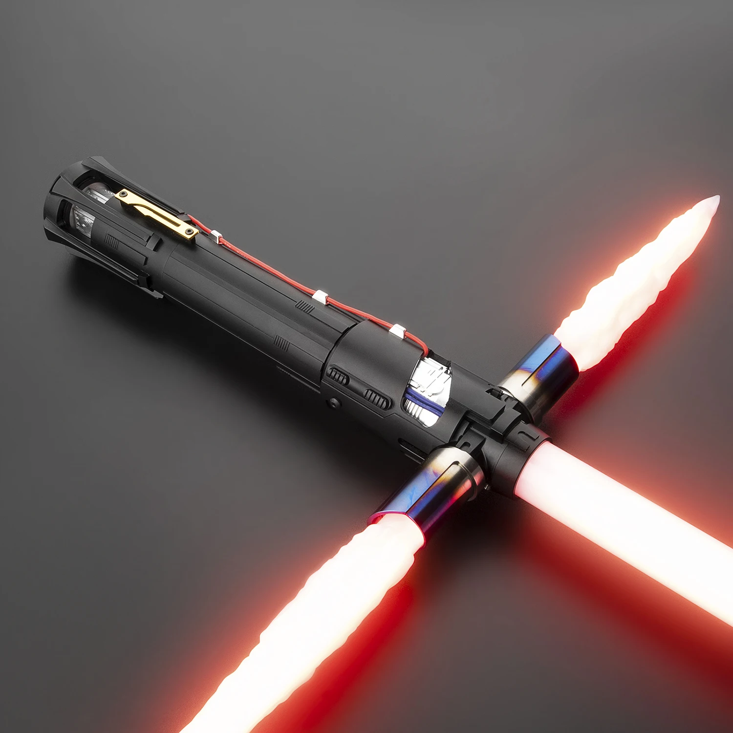 PunkSaber Laser Sword Metal Hilt Heavy Dueling Lightsaber FX-FOC Smooth Swing 32 RGB Infinite Color Changing Neopixel Lightsaber