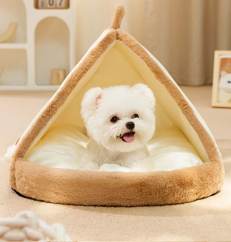 Winter Warm Dog Bed Soft Cozy Pet Sleeping Mat for Small Medium Dogs Cats Thicken Non-slip Cat Sofa Puppy Kennel Pet Supplies