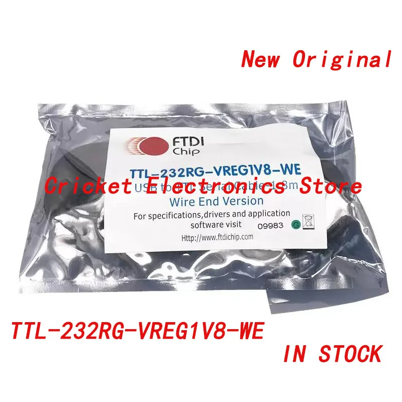 TTL-232RG-VREG1V8-WE USB Cables / IEEE 1394 Cables USB to UART Wire End,1.8V, No LEDS