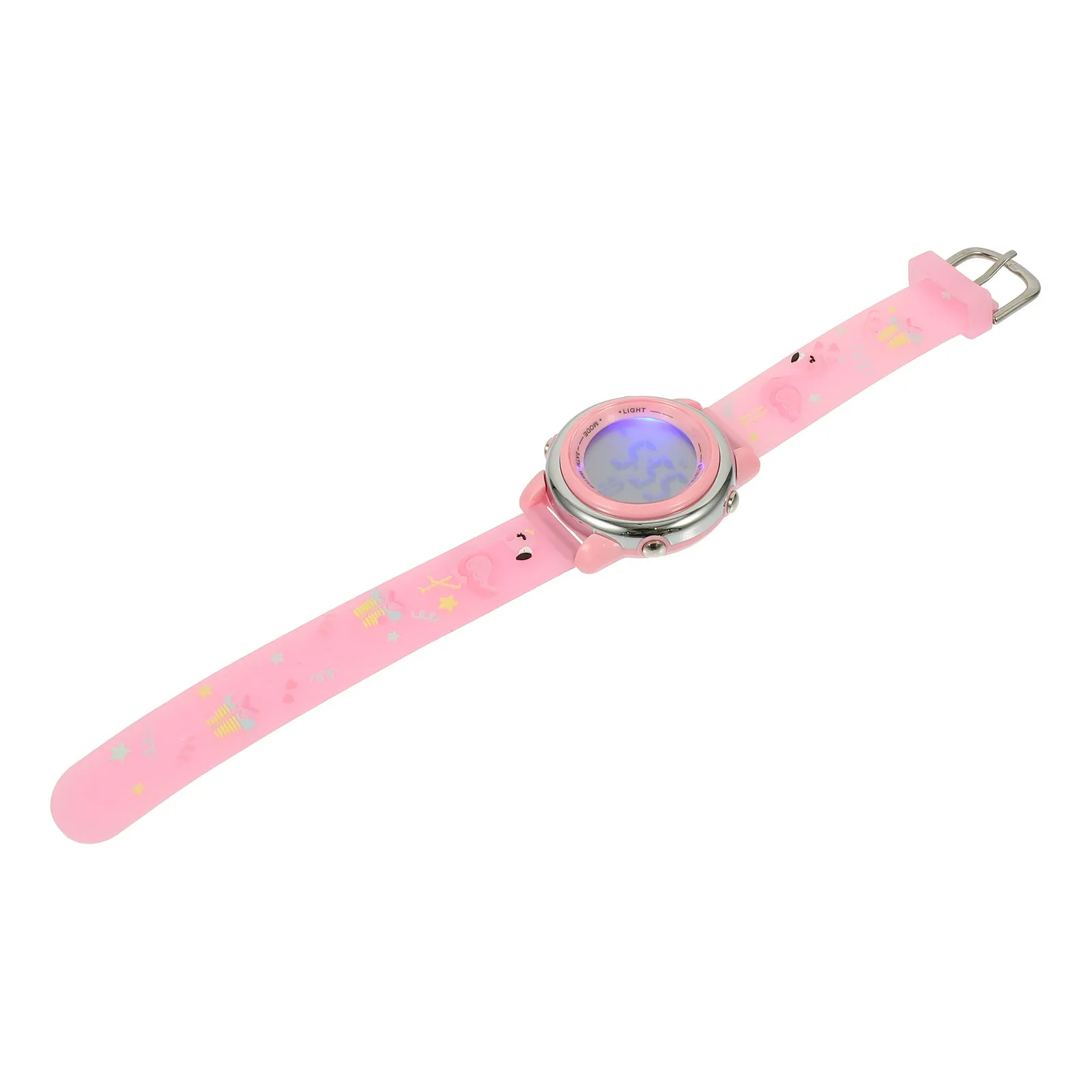 Cartoon Watch Lightweight Adjustable Digital Watch with Accurate Timekeeping Luminous Display for Students Party