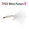 5PCS White B