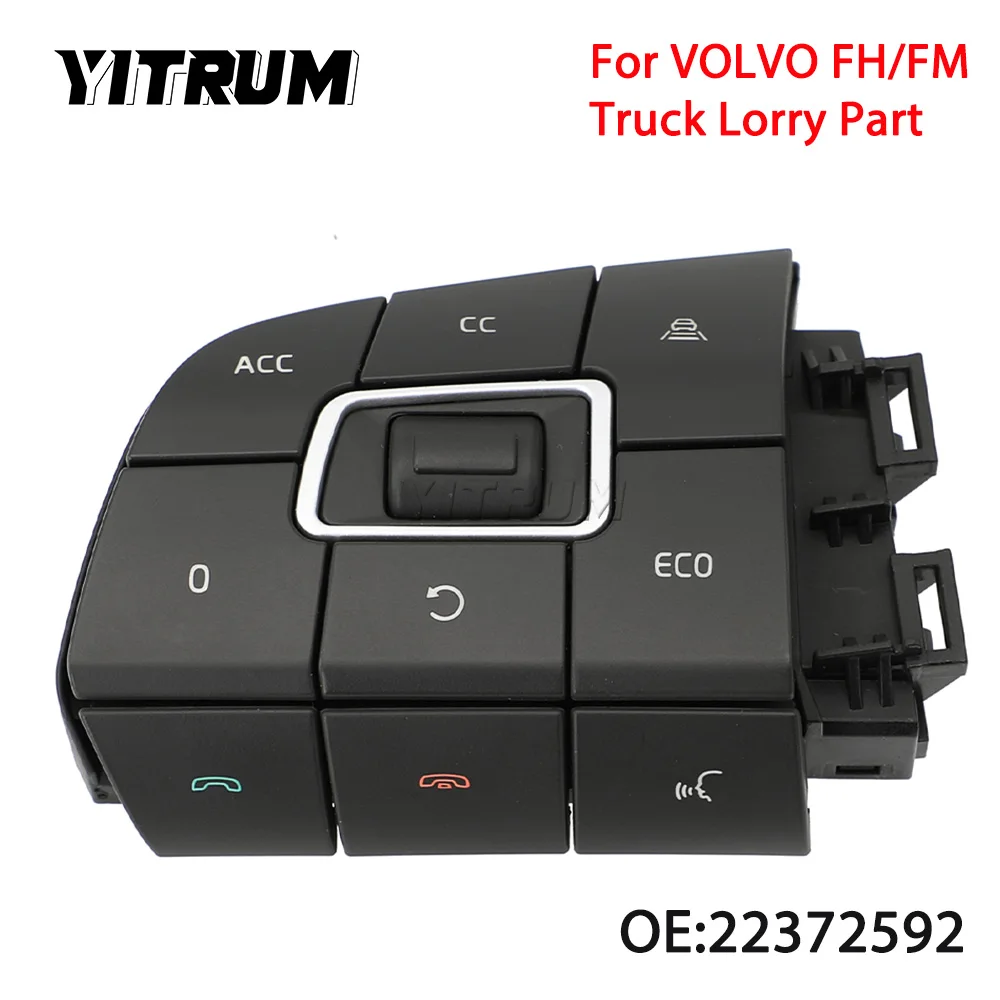 

YITRUM LEFT SIDE Truck Steering Wheel Switch Cruise Control Module For VOLVO FH4 FM4