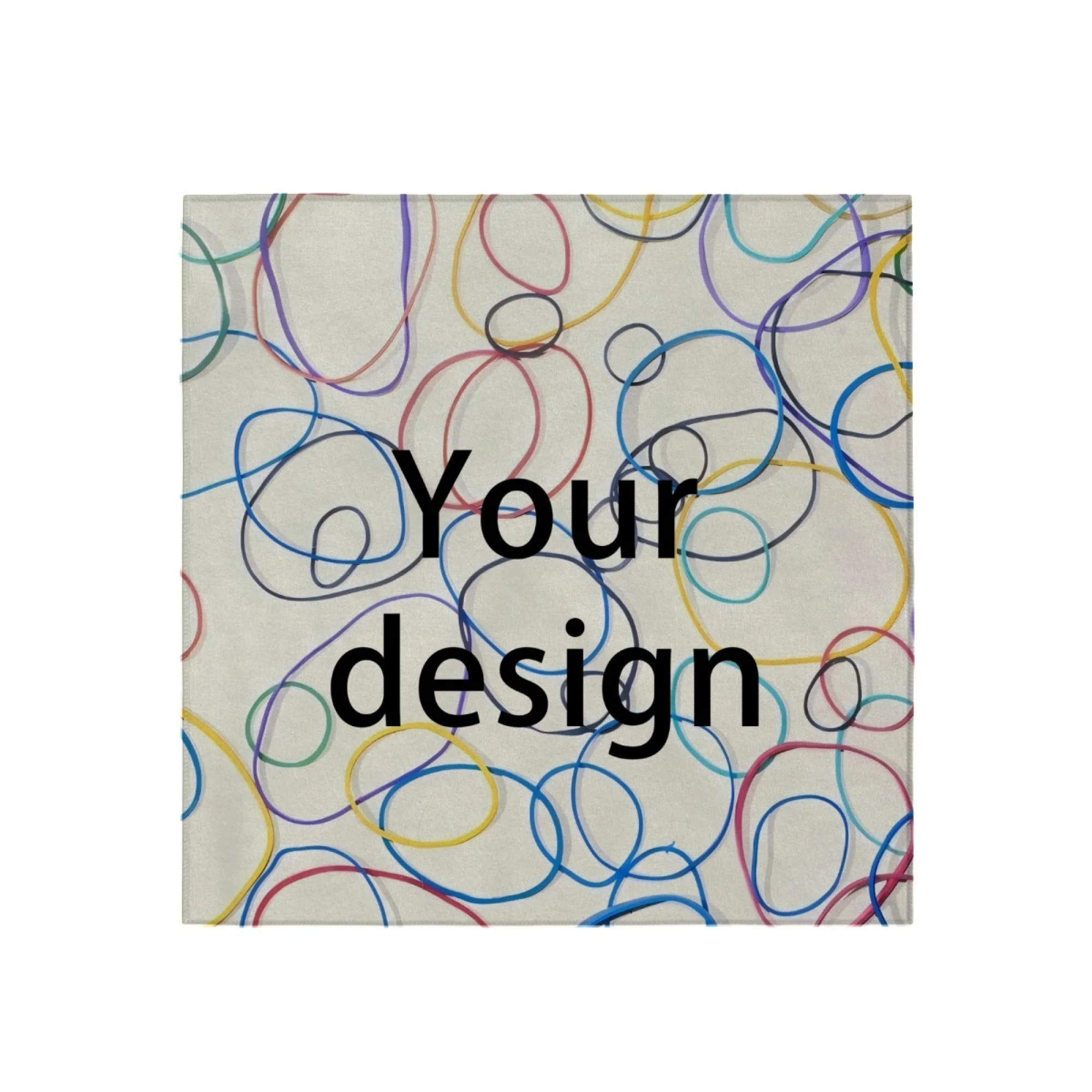 50 Personalized Luxury Silk Scarves with Double-Sided Printing, Tailor-Made to Suit Women. Fashionable and Customizable