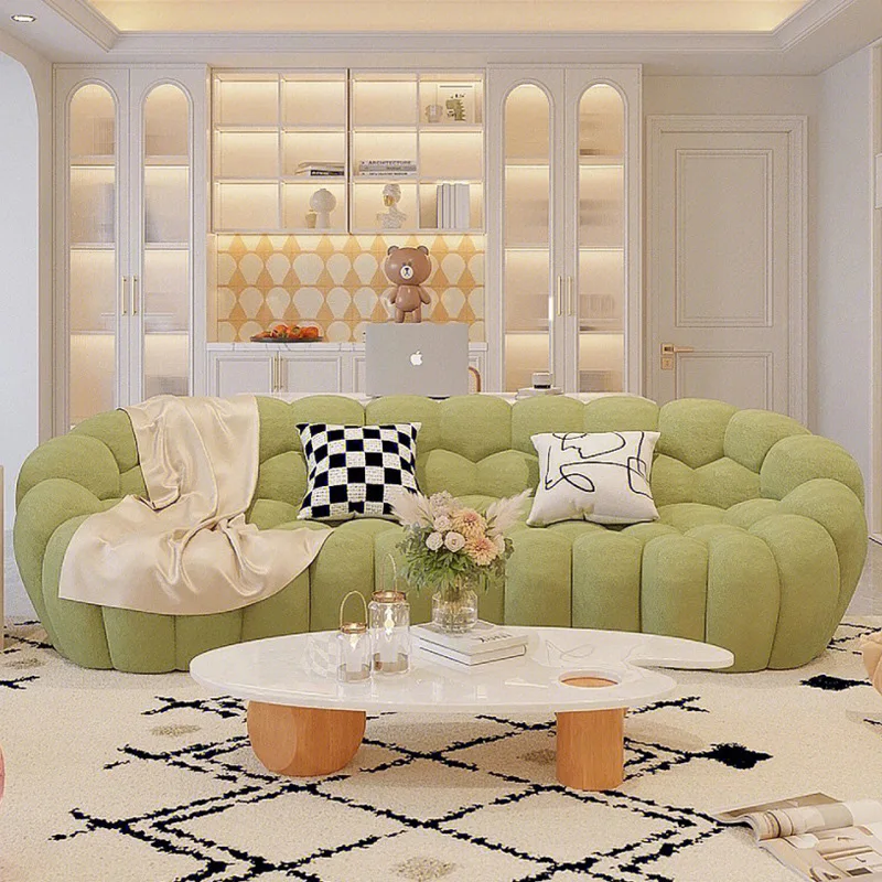 Gebogenes Designer-Blasensofa von Internet Celebrity