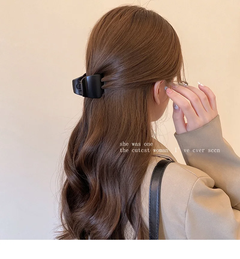 Hochwertige Haarspange aus Schildpatt. Hochwertiges Haarverlängerungs-Fixiergerät für hohe Pferdeschwänze. Langanhaltende Styling-Haarschmuckstücke für Elegante Frisuren – Detail 1