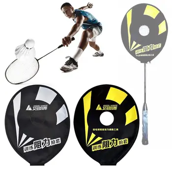 Swing Hitting Oxford Accessories Badminton Racket Resistance Cover Racquet Sleeves Power Exerciser Enhance Wrist Sport Supplies