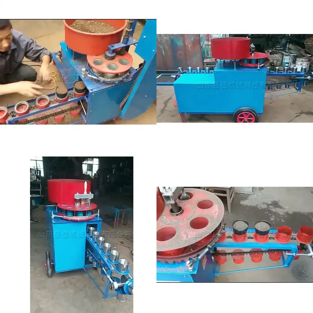 12.5 Hot sell Nutrient Soil Filling Bowl Machine Seedling Flower Soil Filling Bowl Machine Flower Filling Machine