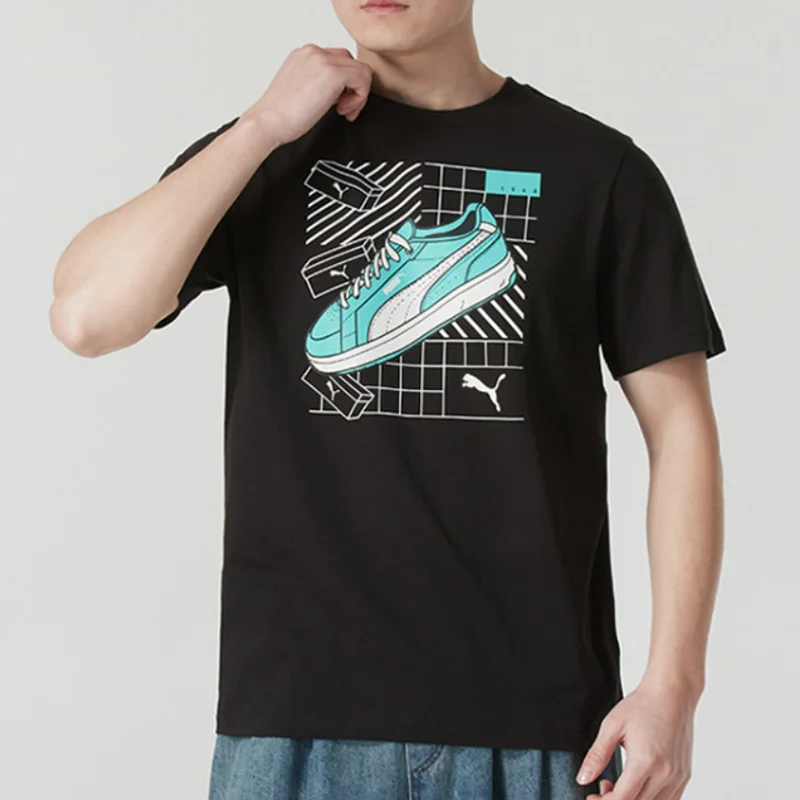 Puma Men's Short Sleeve Casual Sports T-Shirt 634202-01