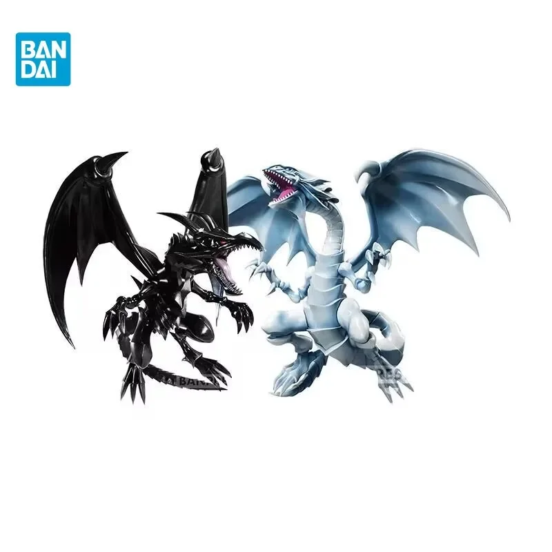 Original Bandai Yu-Gi-Oh! Duel Monsters Red Eyes Black Dragon Anime Figure Collection Ornaments Figure Toys Gift 13cm