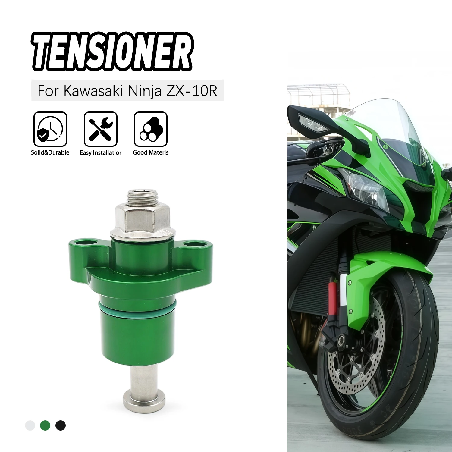 

For Kawasaki Ninja ZX-10R ZX10R ZX-10RR 2004-2018 Motorcycle Timing Manual Cam Chain Tensioner Assy 12048-0088