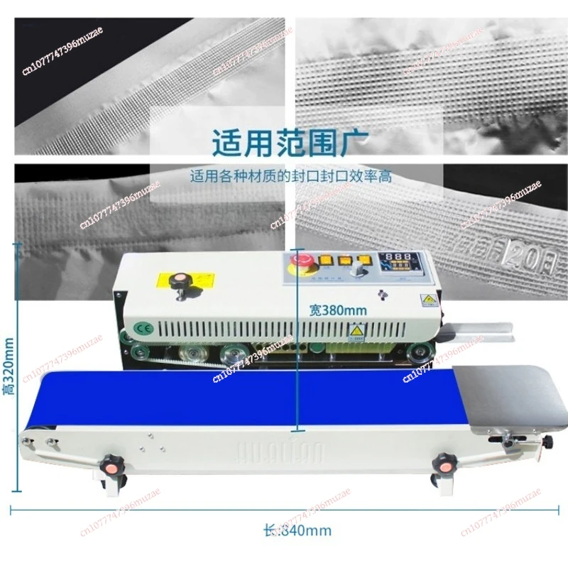 Sealing machine 770I continuous automatic sealing plastic film tin foil tea bag sealing machine commercial