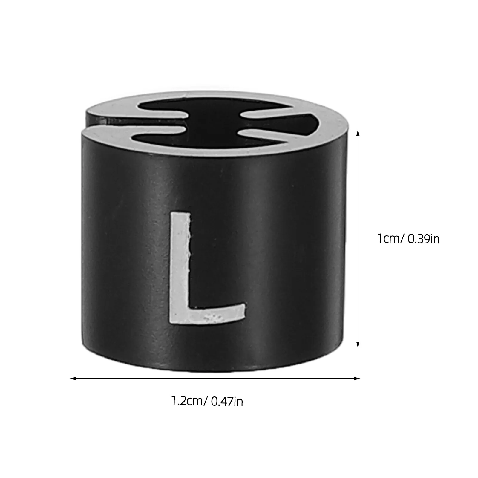 100Pcs Plastic Clothing Size Tags L Size Label Clips Plastic Label Holders Clip on Sign Clips for Apparel Organizing Garment