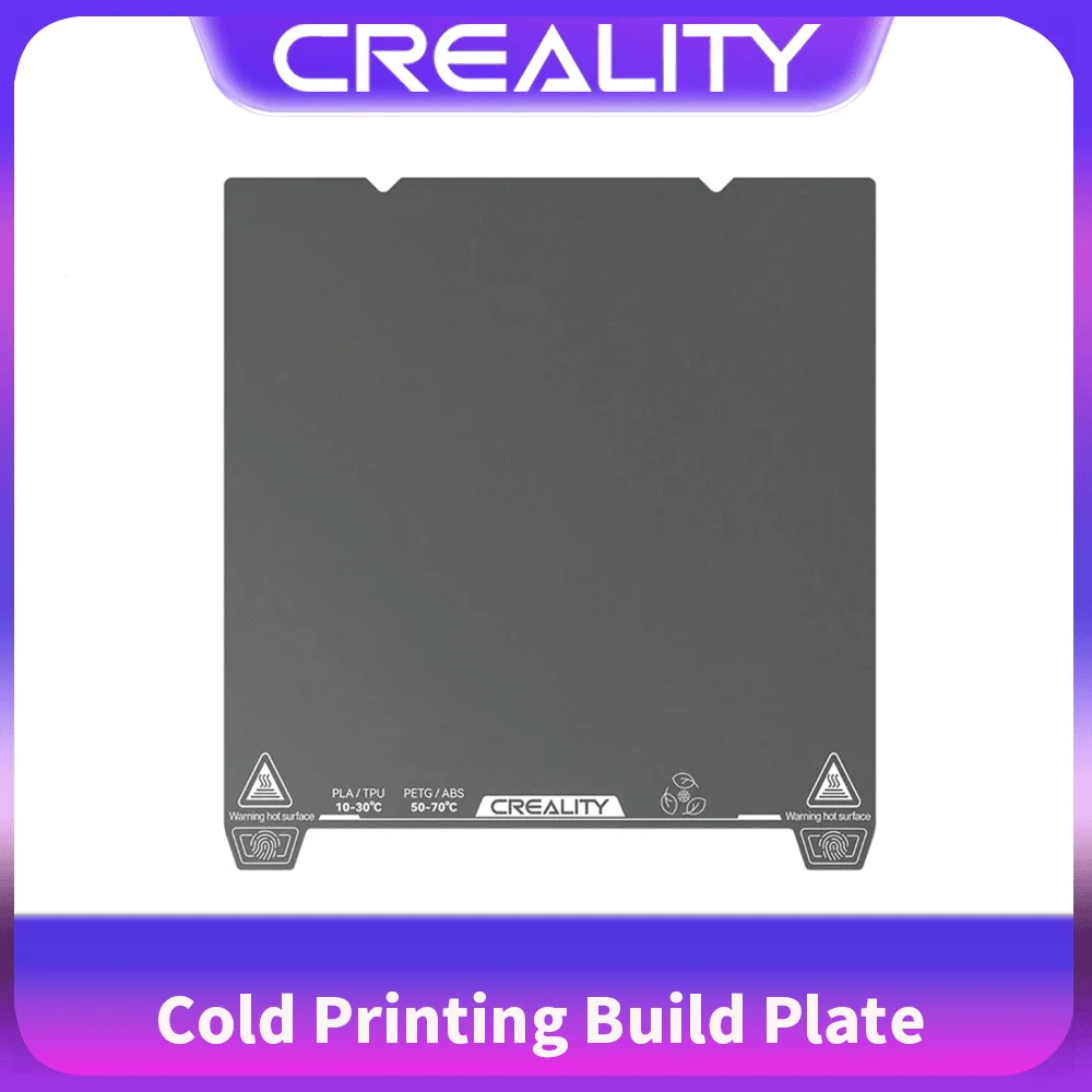 

Creality 3D Cold Printing Build Plate Low Temperature Double-Sided 235x235mm/315x310mm for K1/Ender-3KE/SE/CR-10 SE/K1 MAX