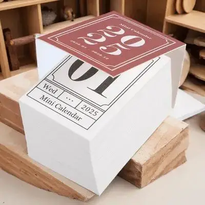 

1 мини-настольный разрываемый бумажный ежедневник 2025 для офиса, домашнего декора, винтажный небольшой ежедневный органайзер, многофункциональный альбом для вырезок