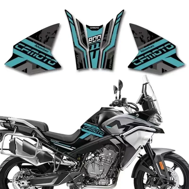 

For CFMOTO 800MT Motorcycle 800MT Fuel tank stickers fishbone stickers stickers colorful decorative decal prints Accessories