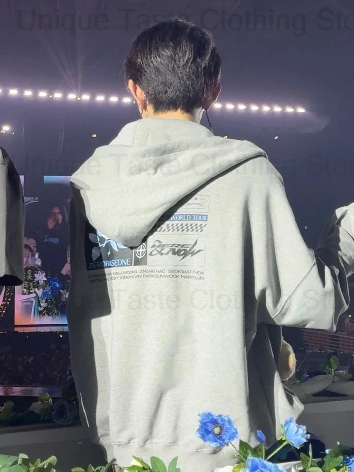 ZEROBASEONE ‌HERE NOW TOUR Same Zipper Hoodies Coat Kpop ZB1