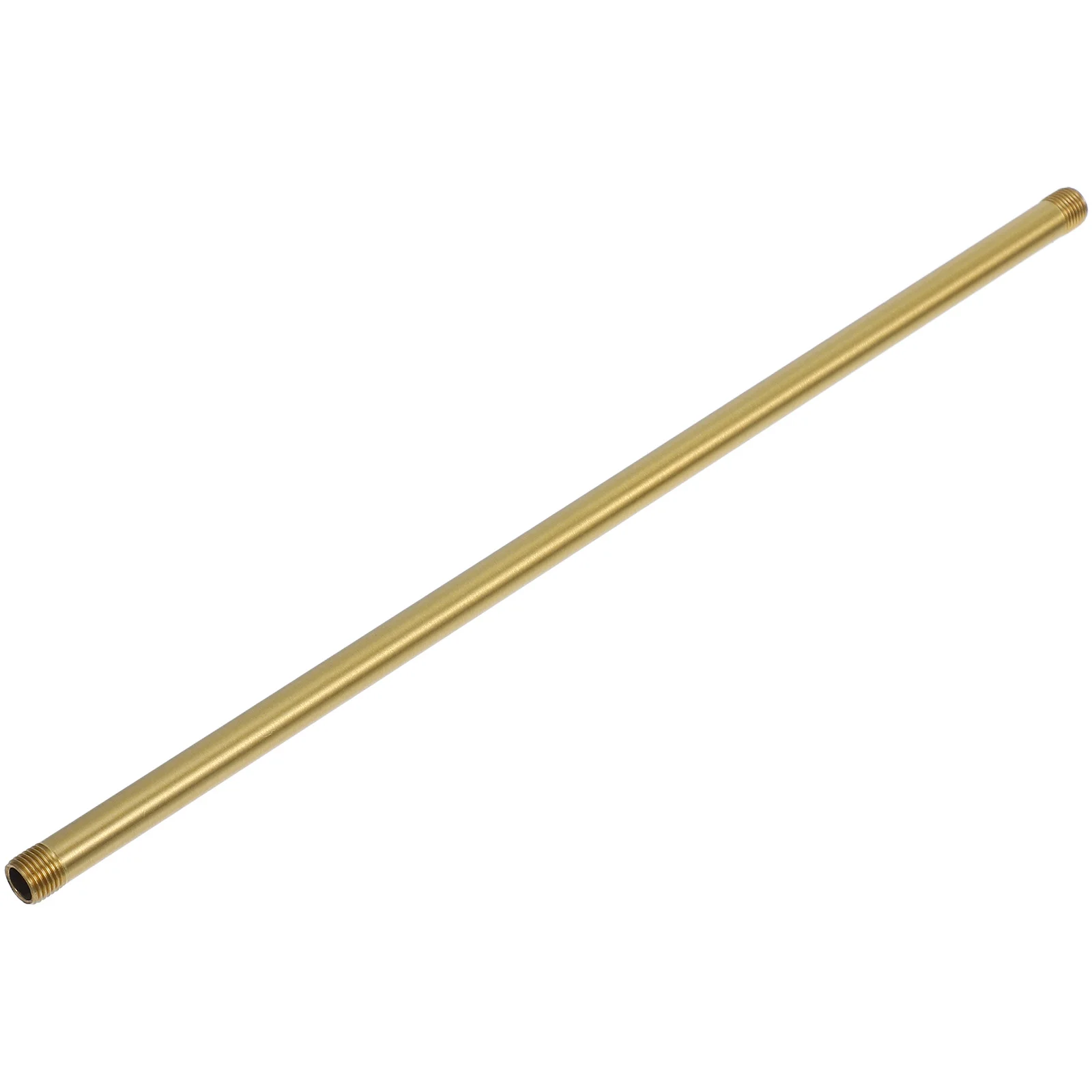 

Long Brass Nipple Pipe Polished Brass Threaded Rod M10 300mm Durable Lamp Fixture Connector for DIY Lighting Projects Lighting