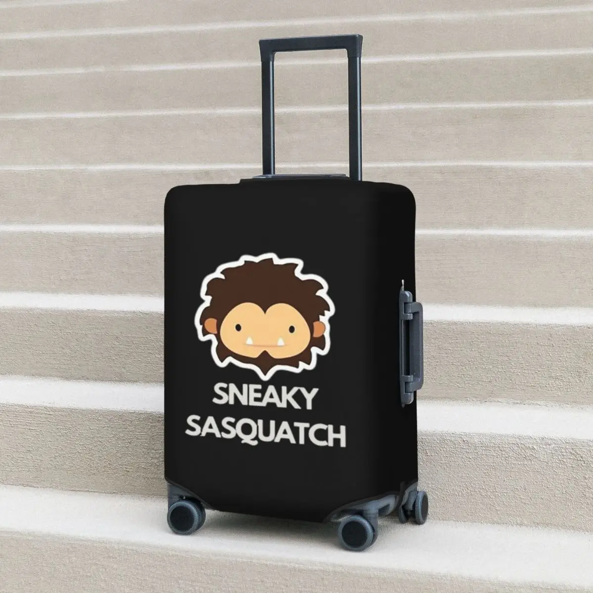 غطاء حقيبة Sneaky Sasquatch حماية مرنة لحماية أمتعة السفر مقاس 18-32 بوصة
