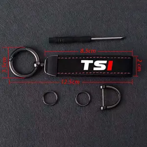 Hufeisenschnalle -Schlüsselbund für Männer und Frauen, Autohalter, langlebige Kette, Luxusgeschenk, Mode, Großhandel, Volkswagen, TSI 6 Hauptverkaufsschlüsselketten -Volkswagen TSI - №5