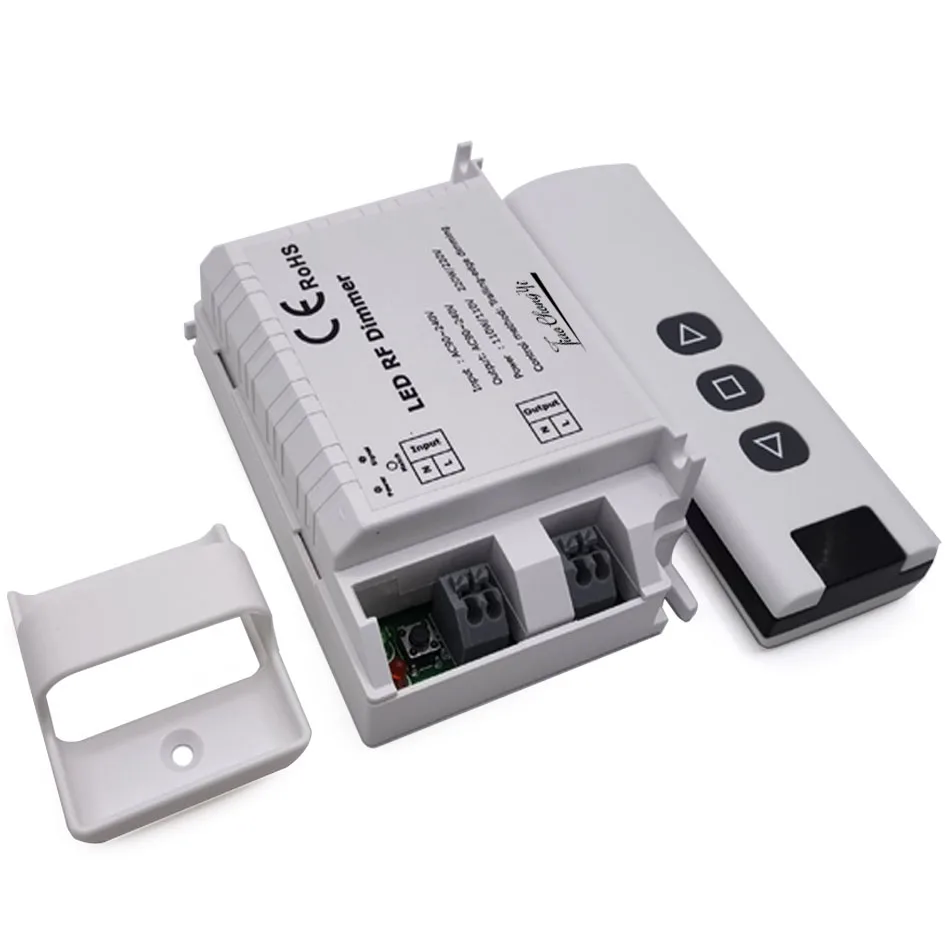 DM014 LED controller 90-240VAC 1 Channel Trailing Edge Dimming 110V 110W 220V 220W ON/OFF 3 Key Remote LED RF Dimmer Control