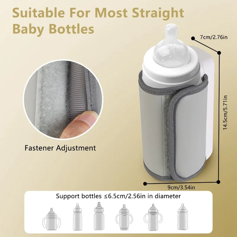 Portable Bottle Warmer Infant Formula Warmer Travel Friendly Milk Warmer