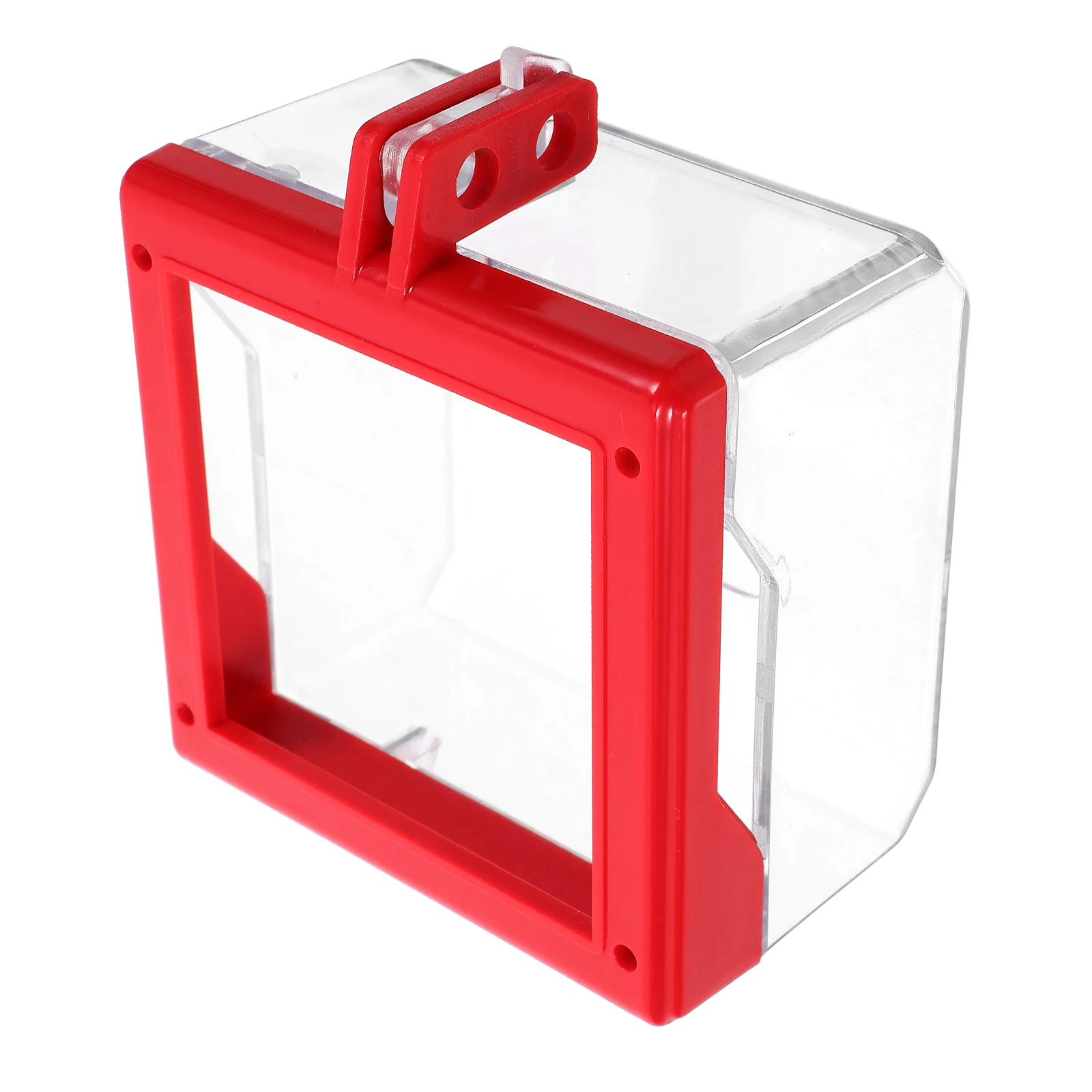 Push Button Safety Cover Transparent Emergency Stop Switch Protector For Electrical Devices Easy Installation Flat Power