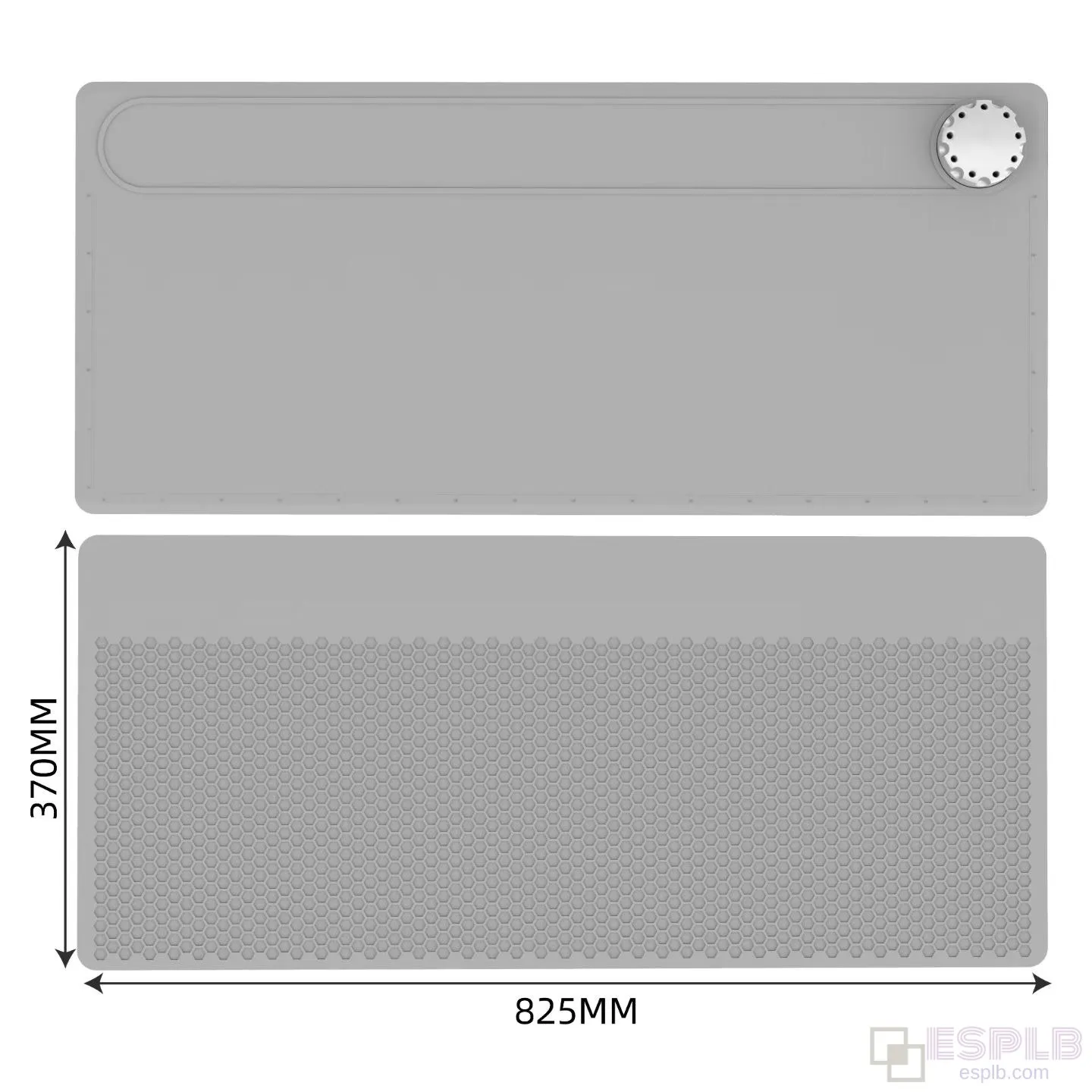 ESPLB 825X370mm Größte Arbeitsmatte Isolierung Gummi-Reparaturmatte Hochtemperaturbeständige Matte mit Schraubendreher-Aufbewahrungsbox – Detail 4