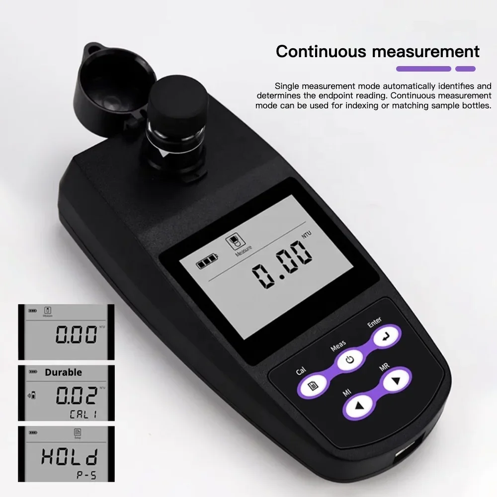 

NEW Hot Sale Portable Turbidity Meter 1000NTU for Quick Testing in Swimming Pools Spas and Disinfection Control Turbidimeter