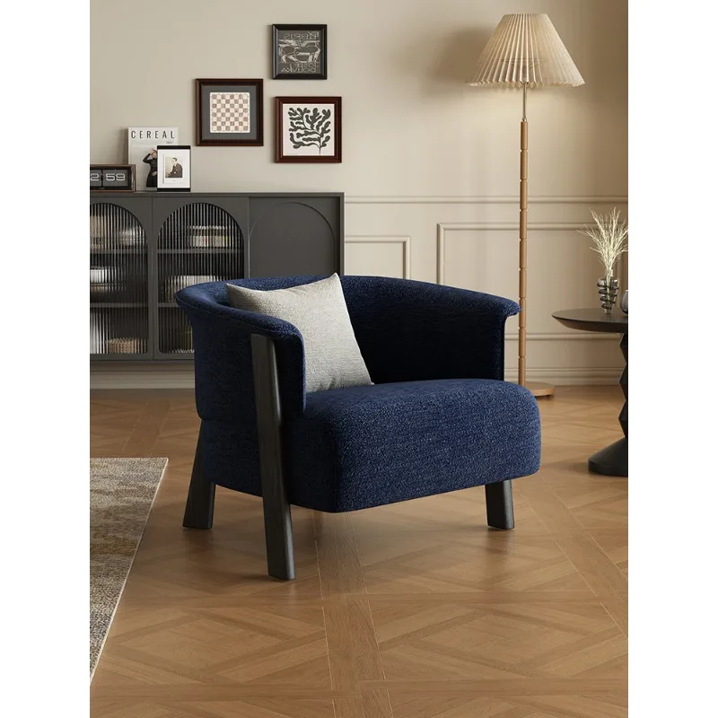 

Retro style leisure chair living room designer high-end cafe hotel business negotiation super comfortable single sofa chair