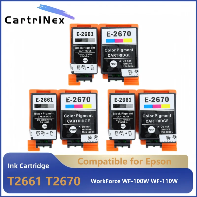 

Чернильный картридж для принтера Epson T2661 T2670 T266 T267 266 267 WorkForce WF-100W WF-110W WF 100 110