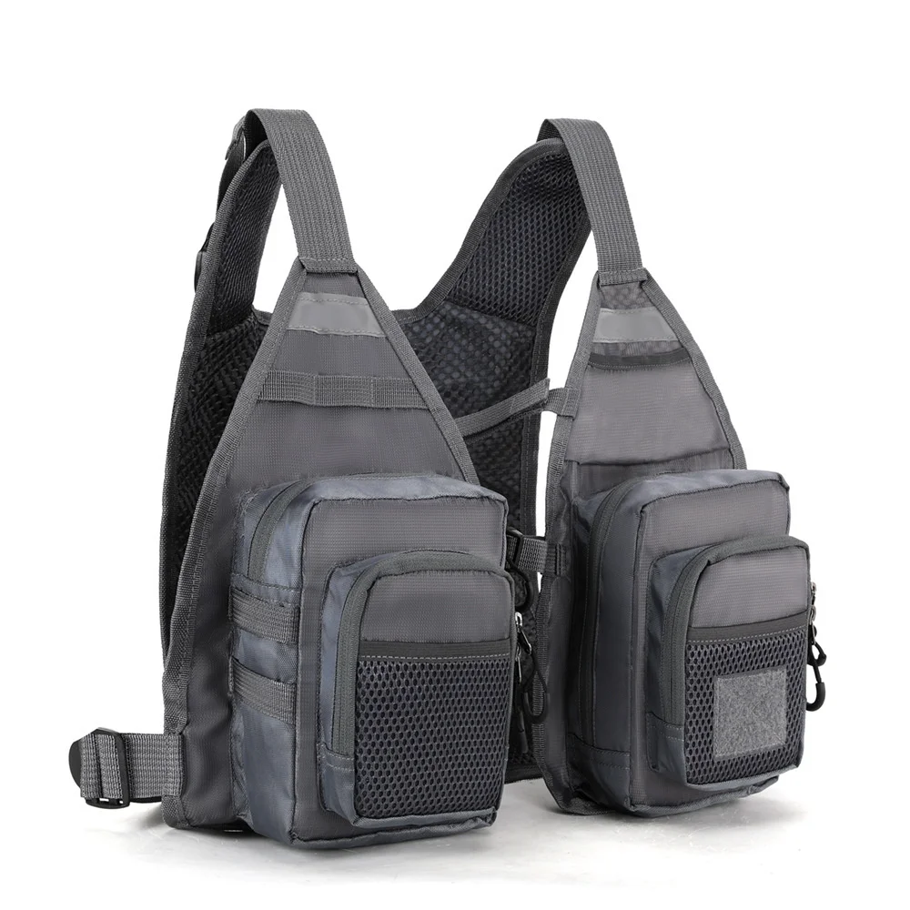 

Outdoor Vest Breathable Chest Pack Fishing Vest High-Quality Fishing Bags For Fly Fishing Outdoor Sports