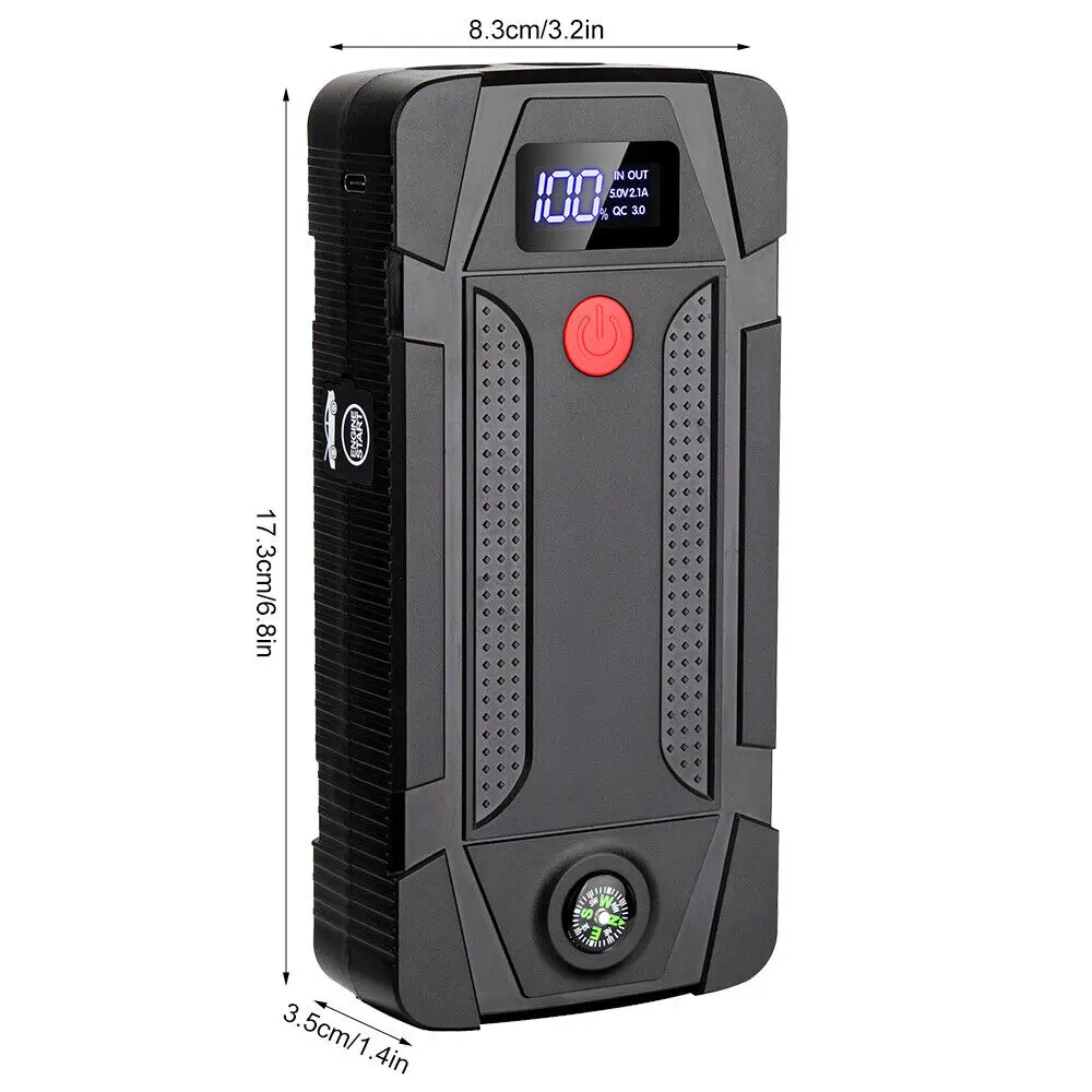 سيارة الانتقال كاتب الداعم صندوق قافز قوة البنك 500A شاحن بطارية محمول ل 12 فولت سيارة الطوارئ الداعم كاتب جهاز