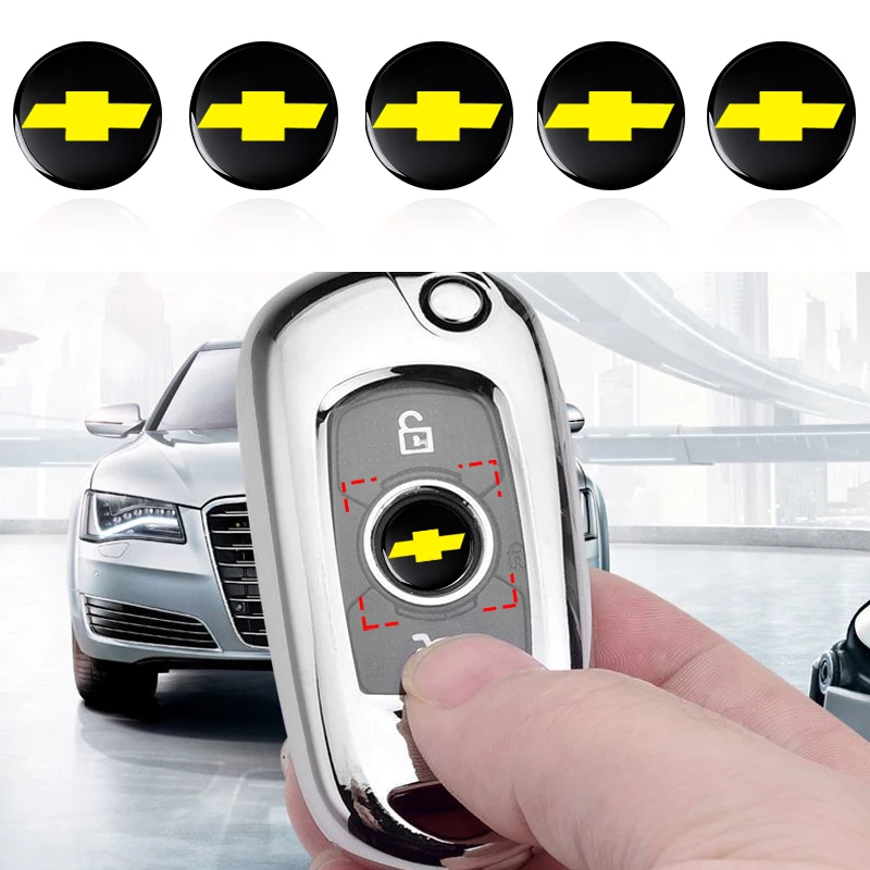 

Car Key Badge Emblem Replacement Car Key Stickers Fit For Chevrolet Silverado Impala Malibu Equinox Cruze Camaro Car Accessories