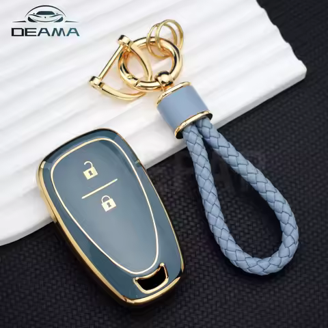 TPU Car Key Case Cover for Chevrolet Malibu Blazer Traverse Cruze Spark Sonic Camaro Volt Bolt Trax Seeker Onix Equino Orlando