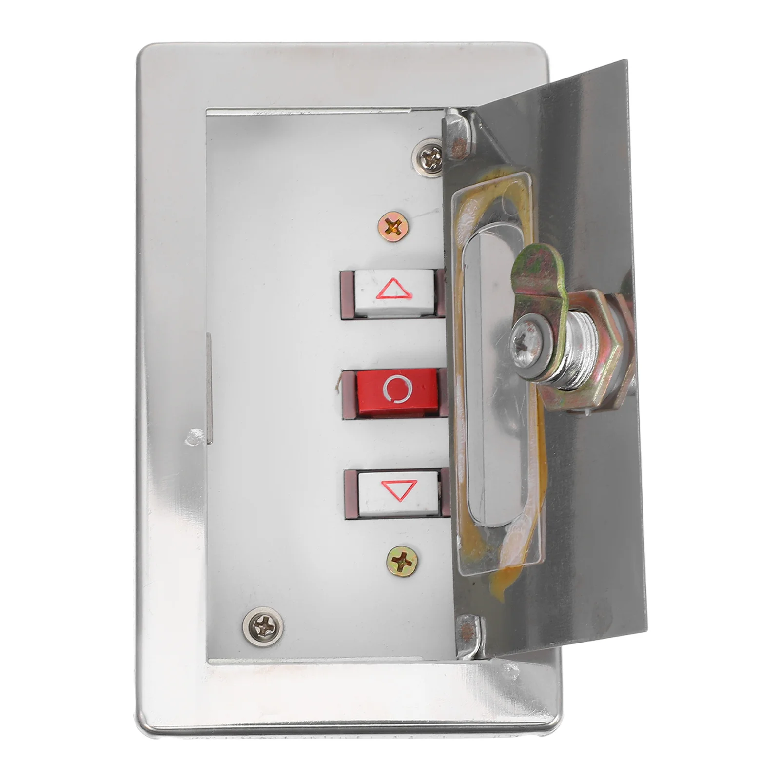 

Manual Switch Box Fireproof Lock Button Push Switch Control Station Box Durable Non-Deformation Impact Resistance Aging