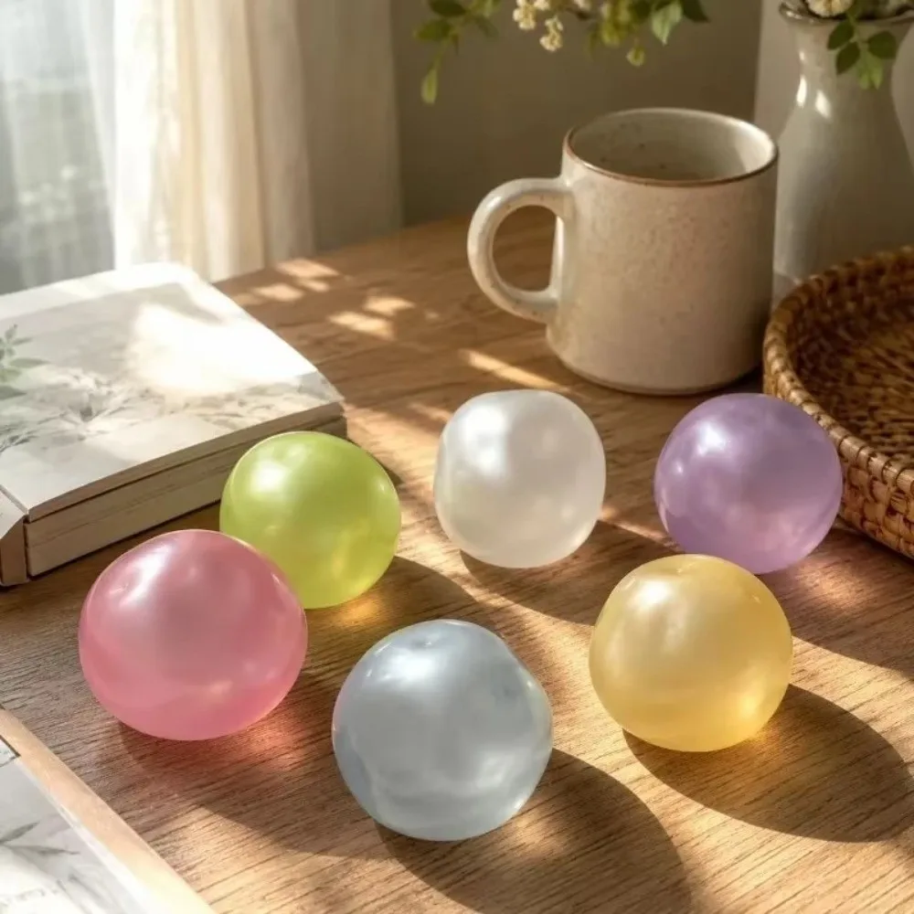 Pearl Coconut Oil Squeeze Slow Rising Squishy Slow Rebound Plasticity Reduce Pressure Ball Moldable Fidget Reduce Anxiety