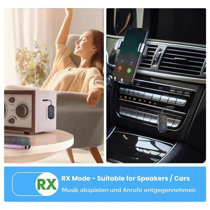 HOT!A72T Bluetooth 5.3 Adapter Bluetooth Audio Transmitter Stereo Systems Bluetooth Adapter
