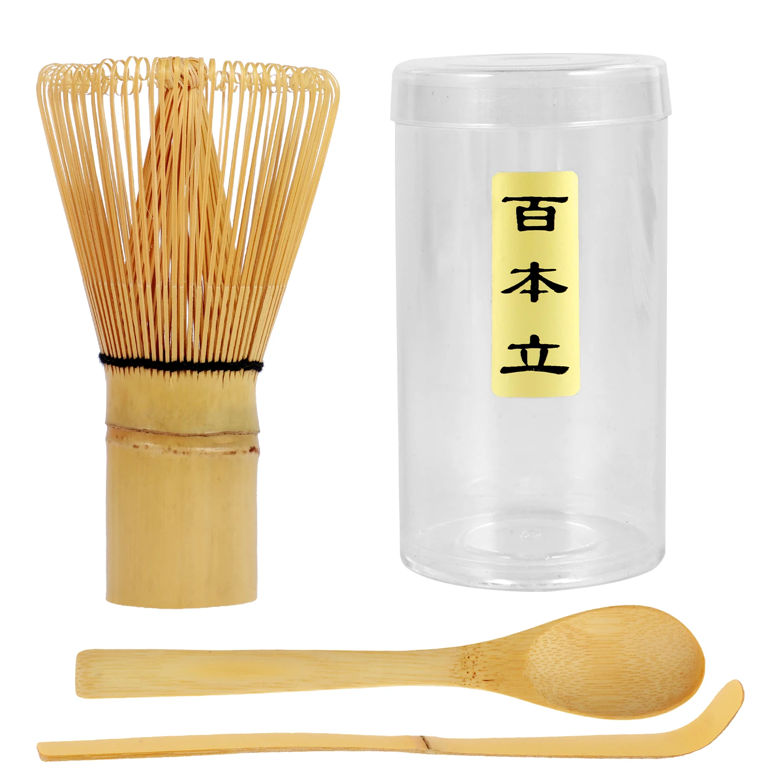 4pcs Matcha Whisk Set Handmade Matcha Tea Set Dial Tea Tool Set Bamboo Whisk Set Natural Matcha Making Tool For Tea Lovers