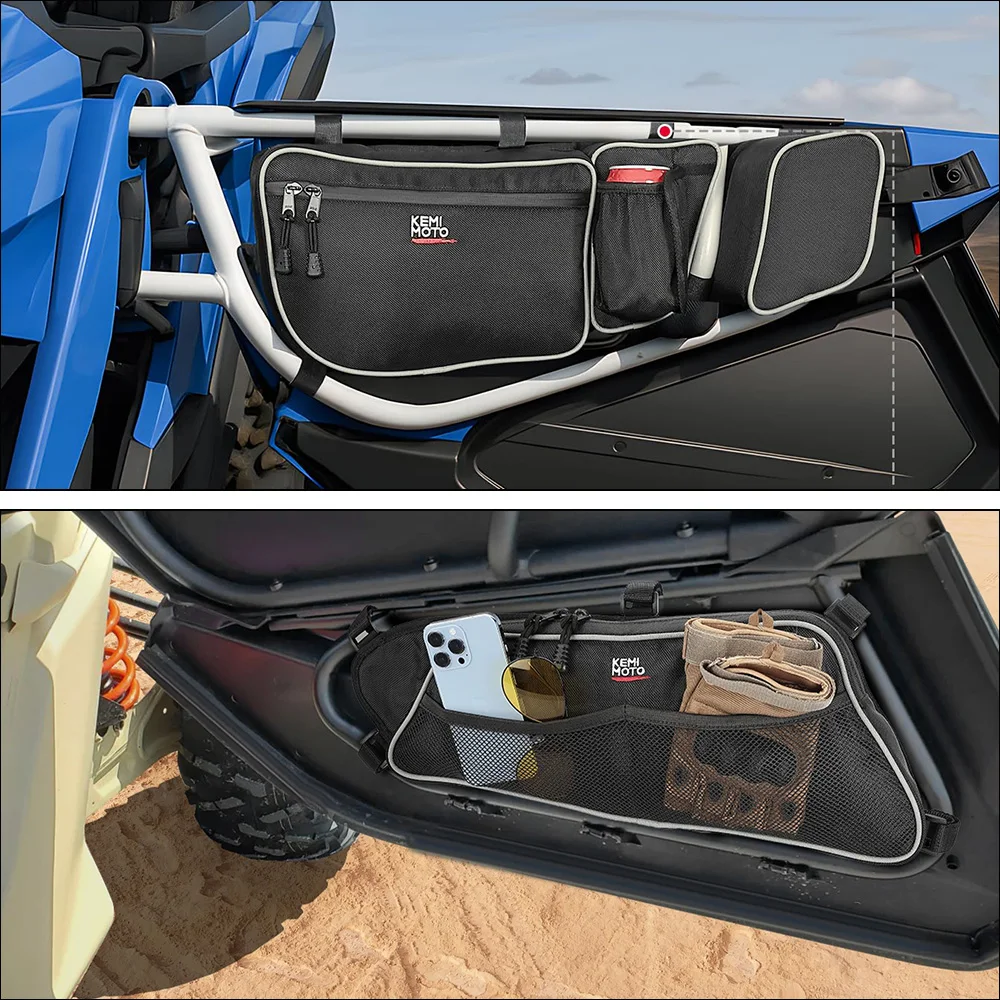 

Upper & Lower Door Storage Bags For Can-am Maverick X3 Max R RR 4x4 XMR XDS XRC XRS DS RS Turbo DPS 900 HO 2017-2025