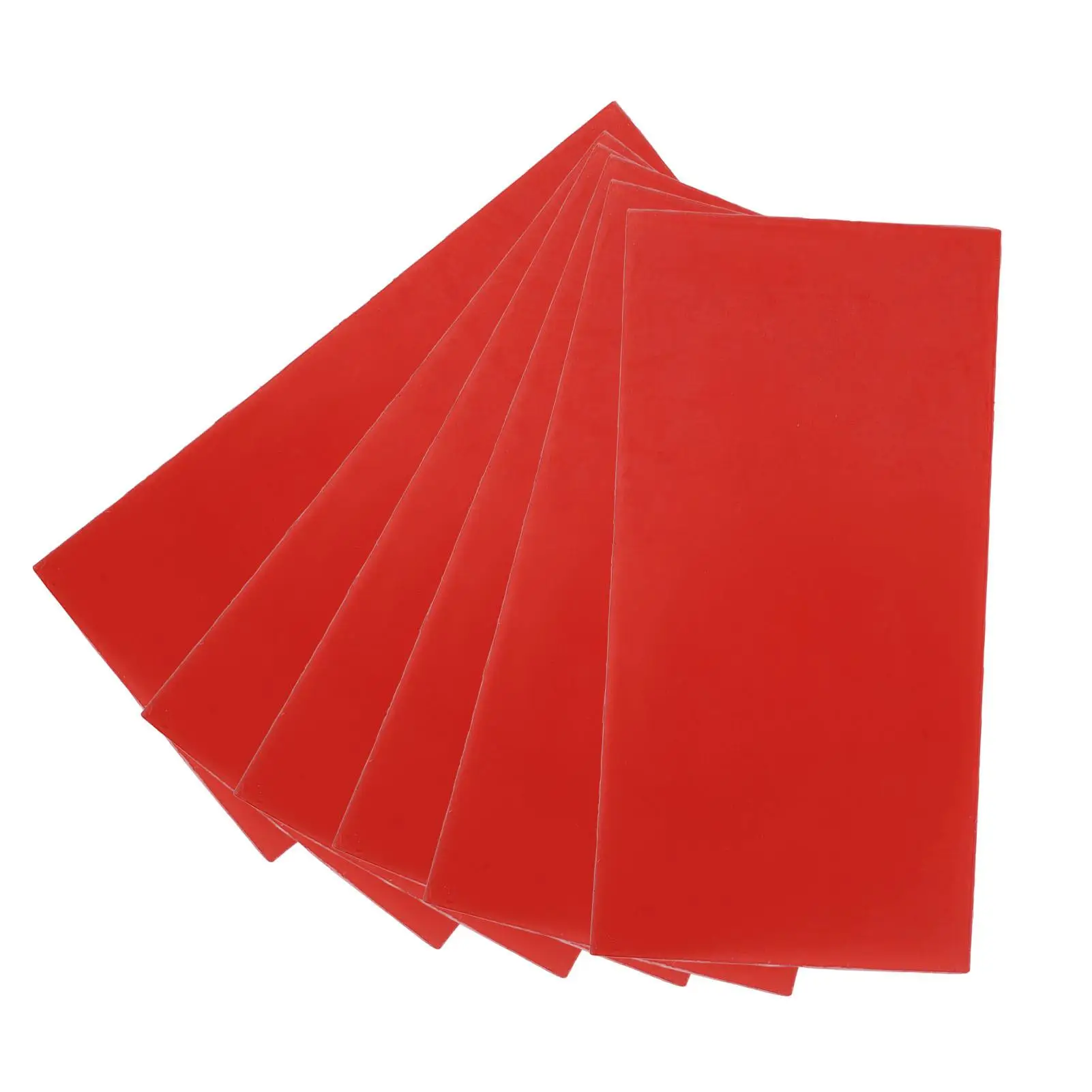 صفائح شمع قاعدة الأسنان 18 قطعة شمع صب الأحمر للاستخدام عن طريق الفم #5