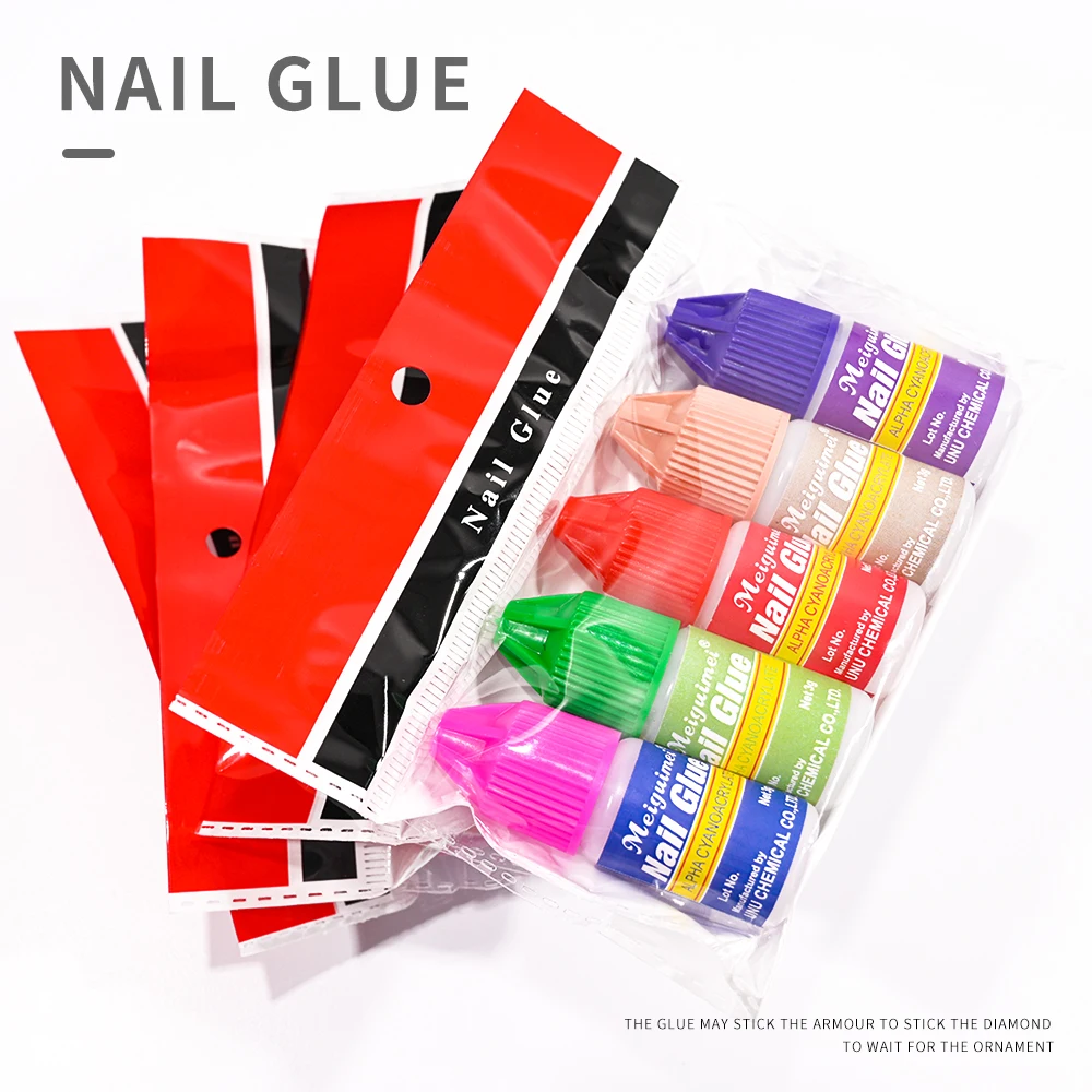 Super Adhesive Fast Drying Nail Gel Bond Rhinestone Fake Tips Extension Nail Glue False Nail 3D Decoration Glue Nail Accessories