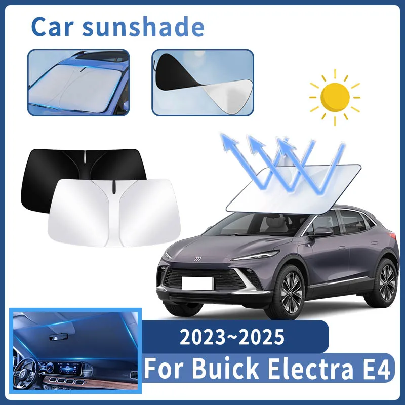 

Auto Parts For Buick Electra E4 2023~2025 Car Sunshade Windshield Sun Protection Heat Cover Summer Cooling Interior Accessories