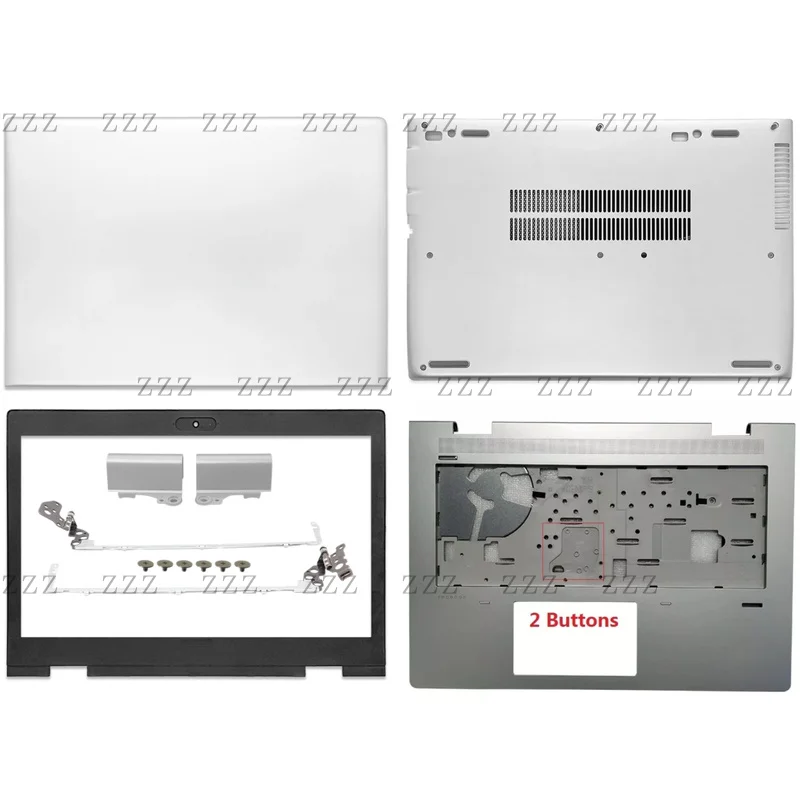 ZZ For HP Probook 640 G4 645 G4 G5 LCD Back Cover L09526-001 / Front Bezel / Hinges