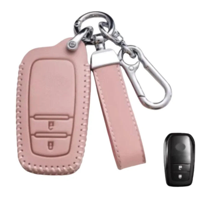 Oli Leather Key Case Cover Shell For Toyota Corolla SE 2023 Camry 50 55 TLC200 Yaris Land Cruiser Prado150 RAV4 Venza SIENNA