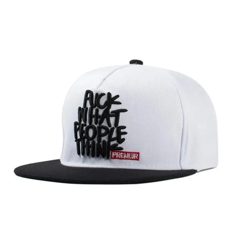 Modne czapka bejsbolówka w stylu Hip-Hop haftowane osobowościowe czapki Trucker bawełniane czapka typu Snapback kapelusze przeciwsłoneczne sportowe